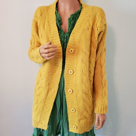 Sundance Sweaters - NWT Sundance French Braid Cardigan. 40% Wool. Size S.
